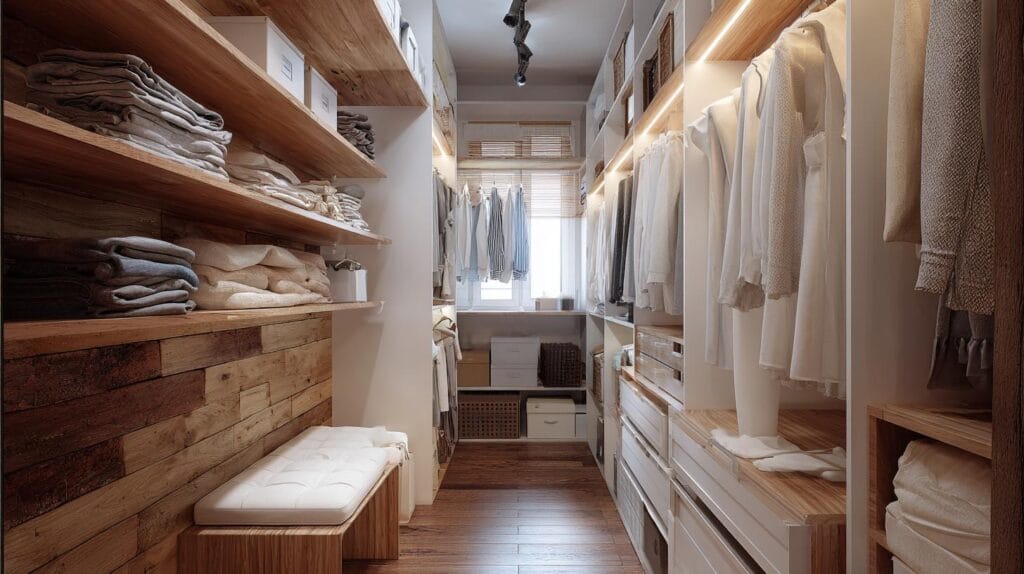 Новые идеи дизайна гардеробной для маленькой квартиры