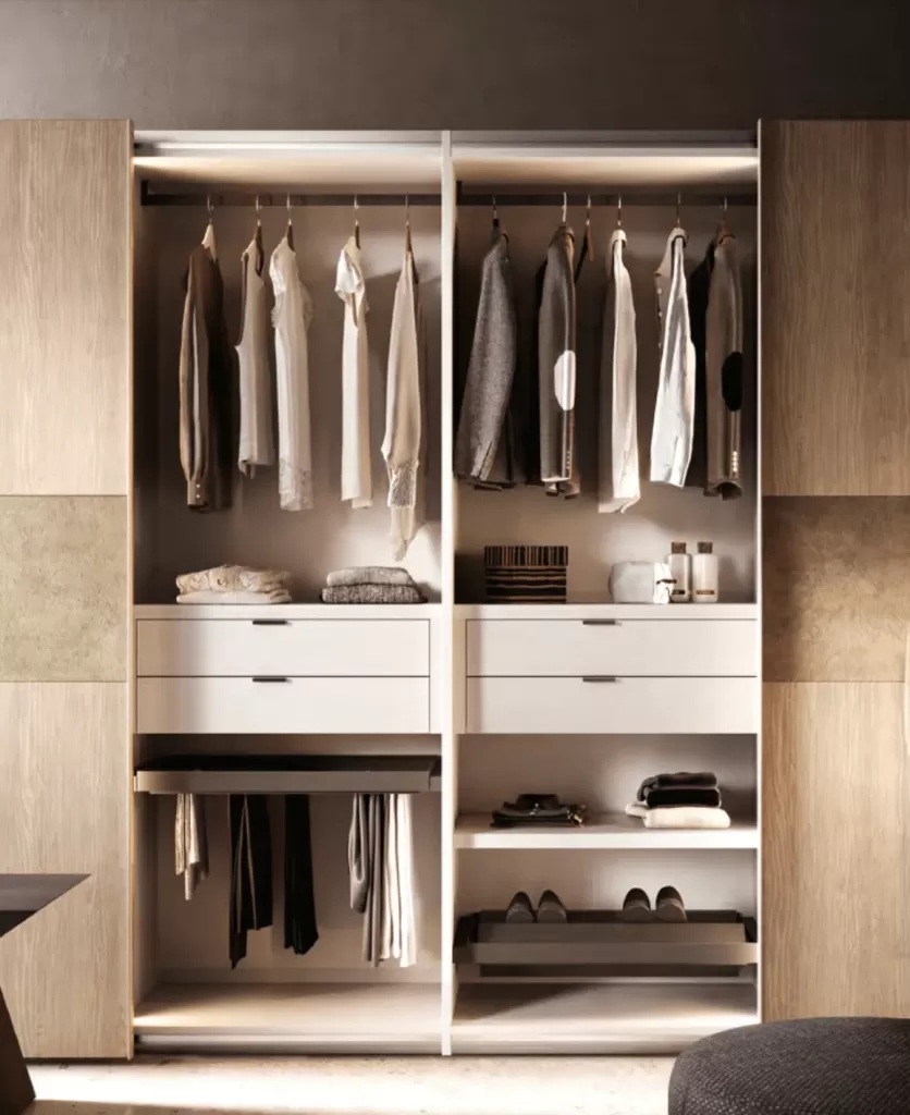 как женщины делят гардеробные