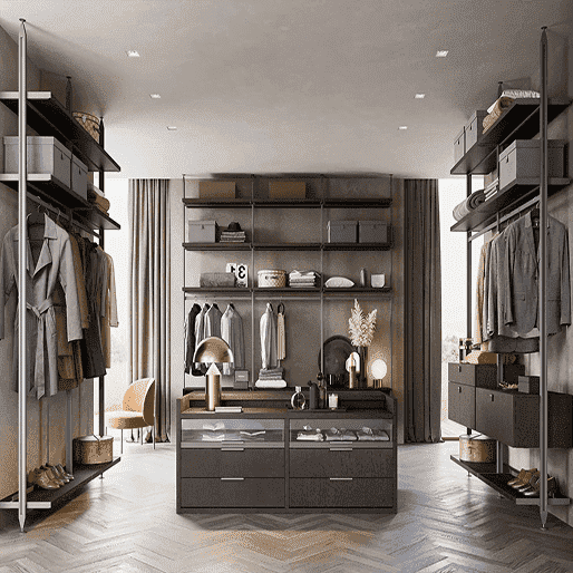 гардеробные, двери купе и перегородки в Москве на заказ