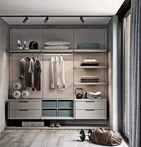 беспорядок гардеробной