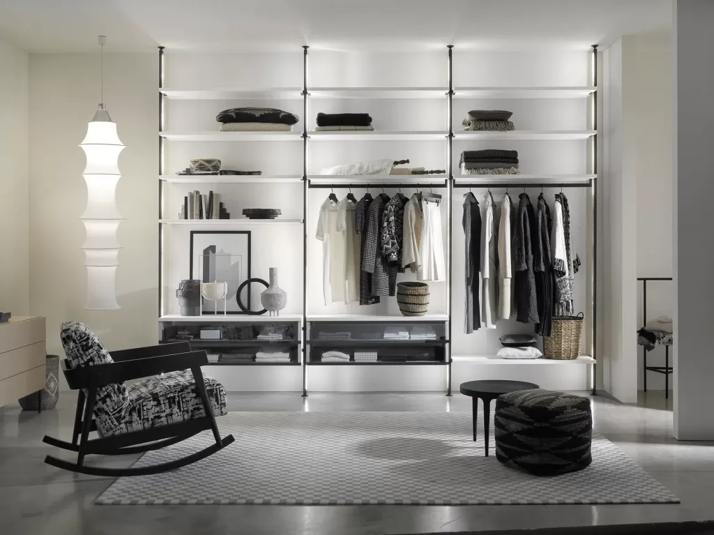 гардеробные комнаты планирование