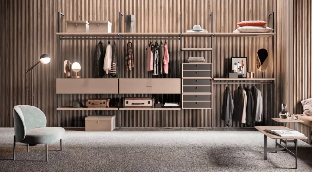 системы для гардеробных комнат