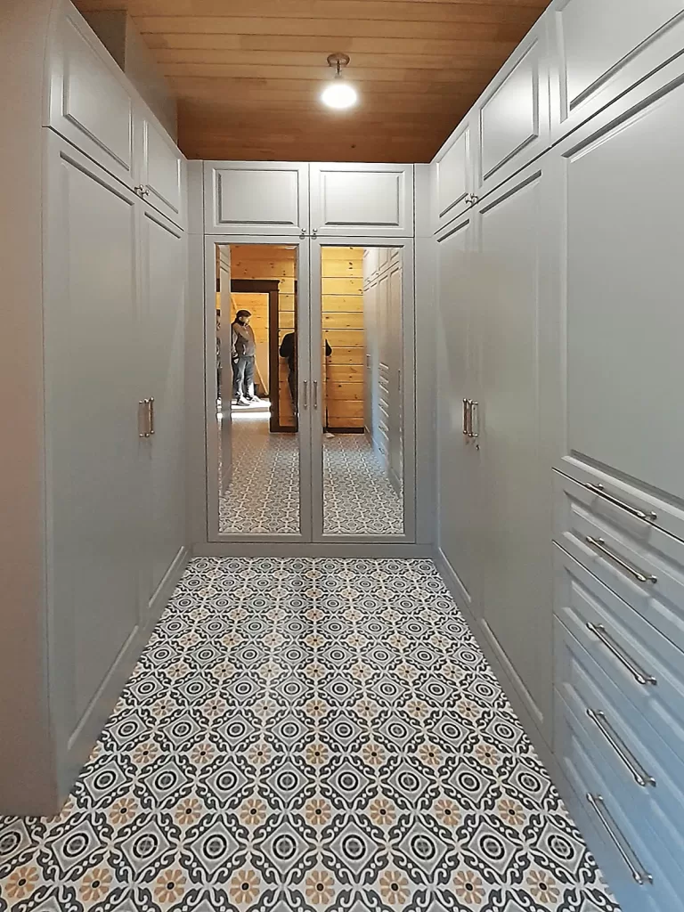 гардеробная выполненные работы