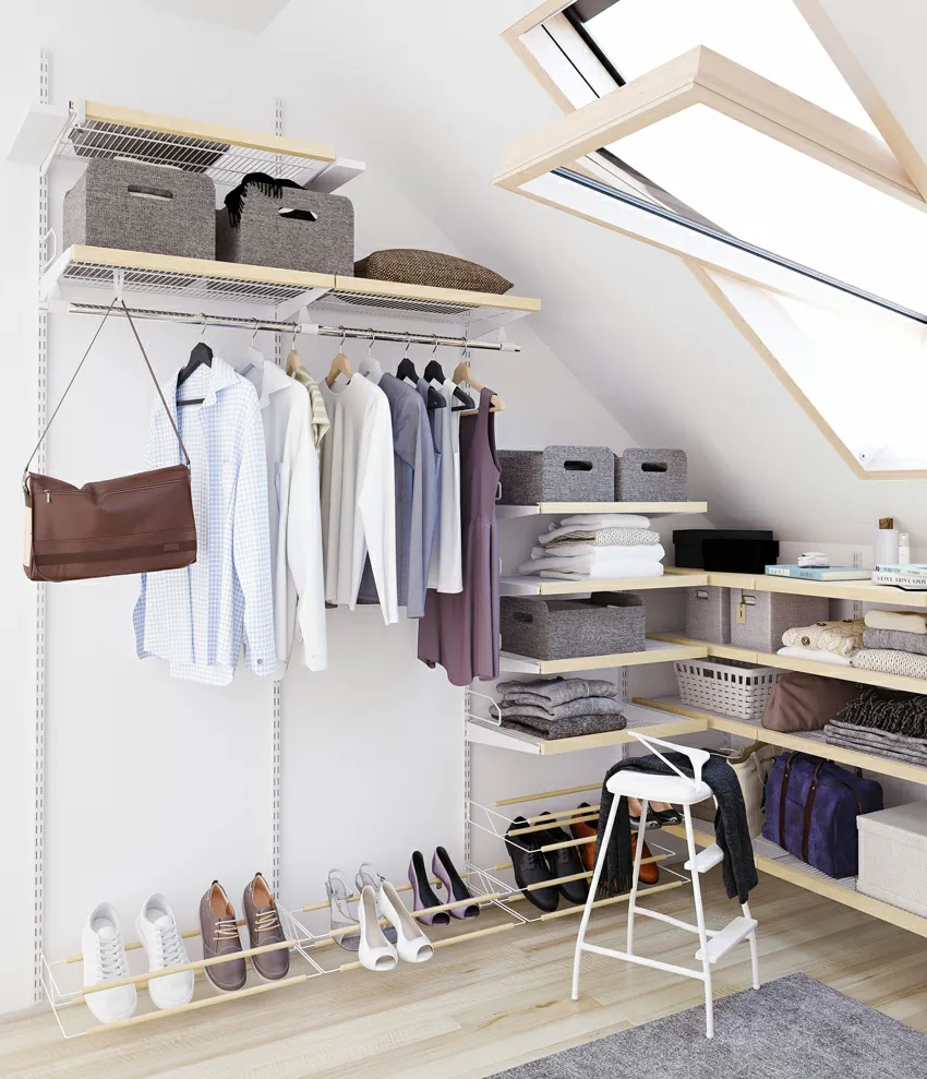 гардеробная мансарда,гардеробная мансарда, мансардный гардероб, дизайн гардеробной в мансарде, организация гардеробной мансарды, мебель для гардеробной мансарды, хранение вещей мансарда, интерьер гардеробной мансарды, планировка гардеробной в мансарде, мансардные шкафы, уютная гардеробная под крышей