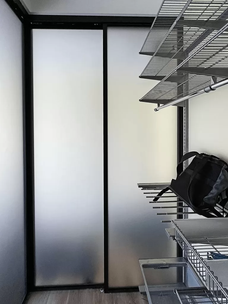 раздвижные двери без скрытой направляющей