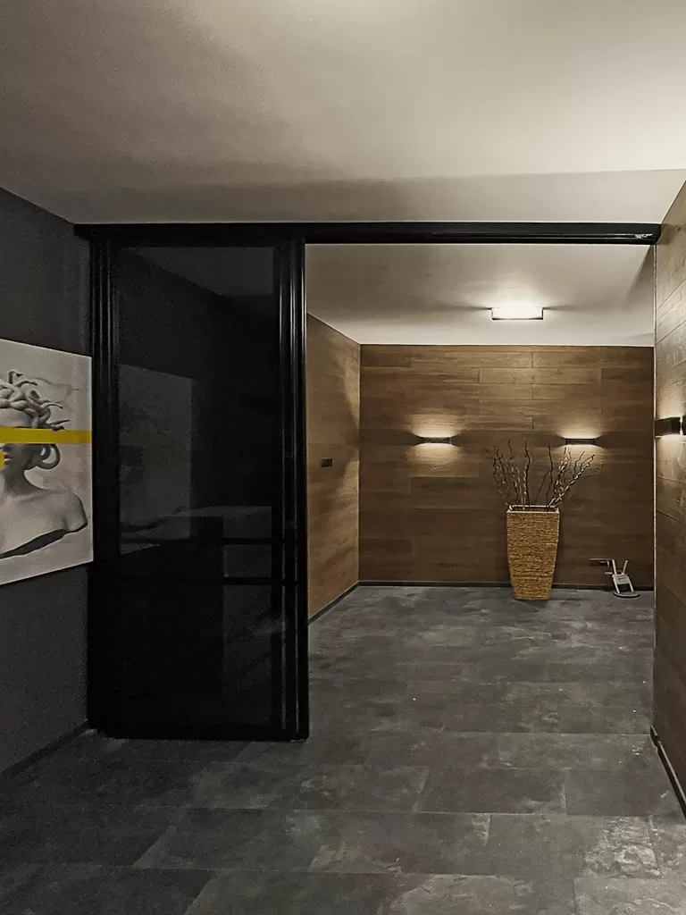 раздвижные двери без скрытой направляющей