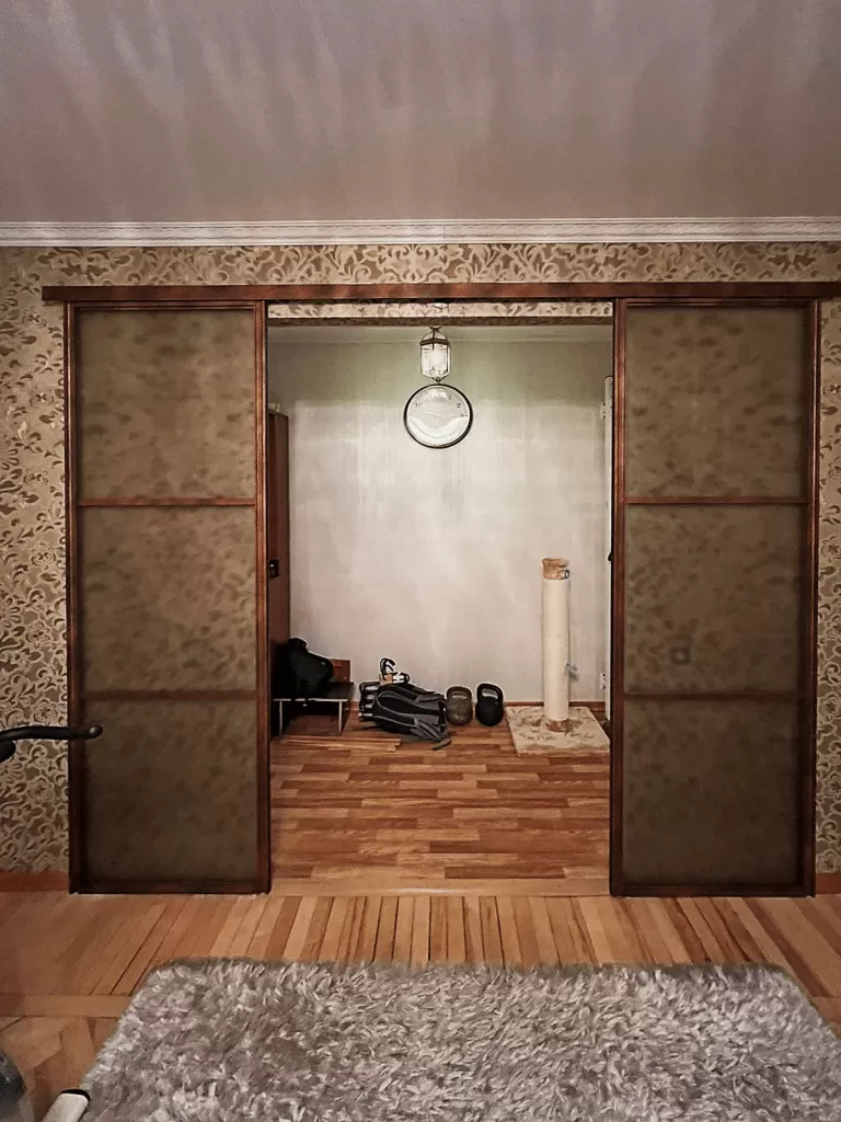 раздвижные двери без скрытой направляющей