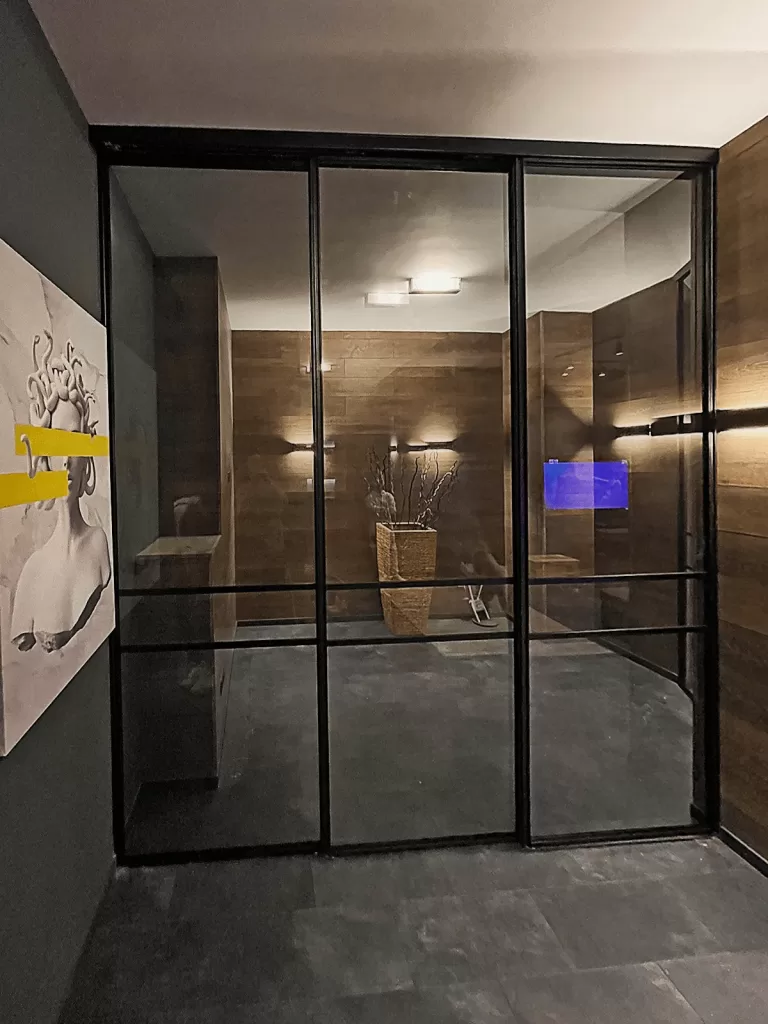 раздвижные двери без направляющих