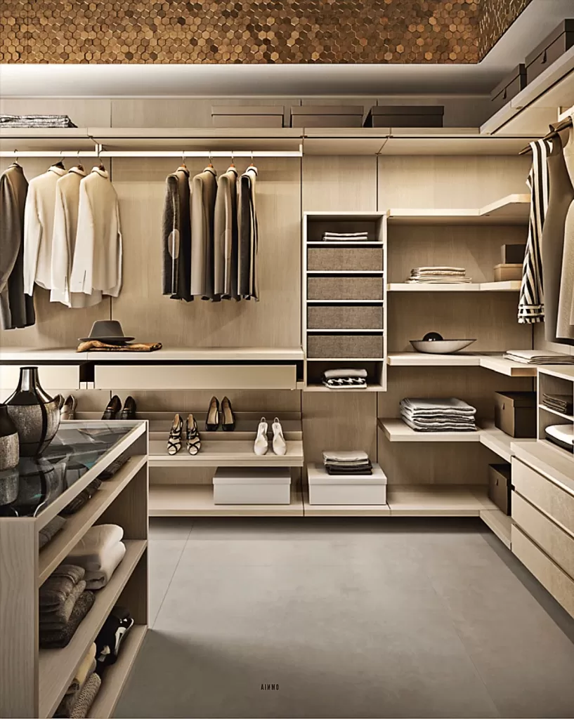 гардеробные комнаты планирование