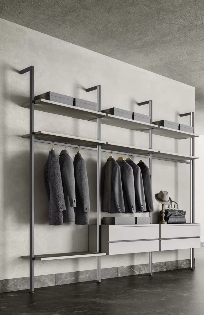 Модульная система хранения, Система Стилос Гардероб: Идеальные Гардеробные Решения, Новая коллекция гардеробных систем: комфорт и функциональность!