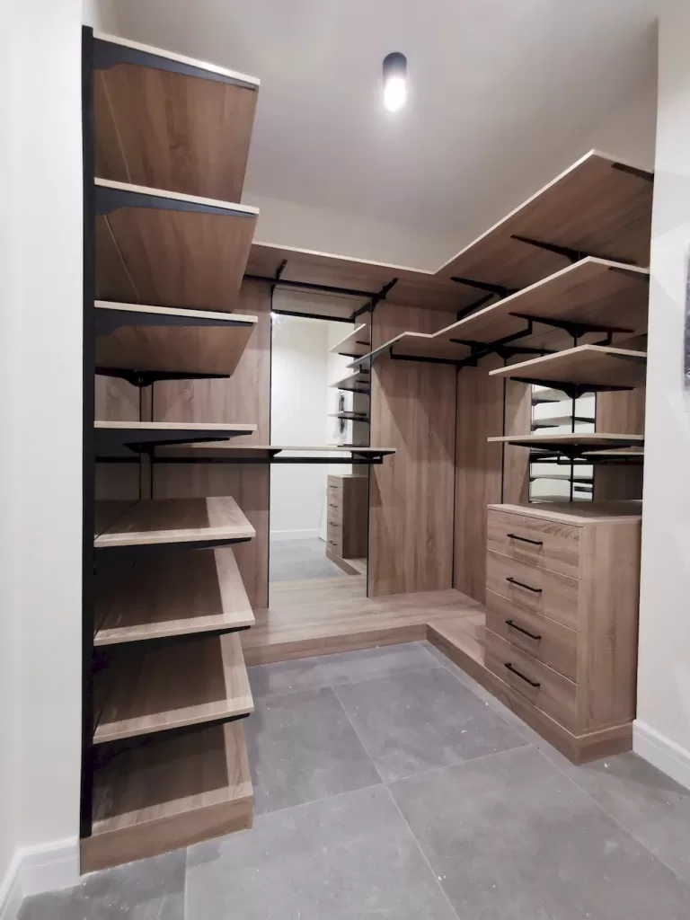 гардеробная выполненные работы