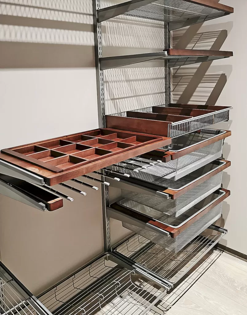 гардеробная выполненные работы