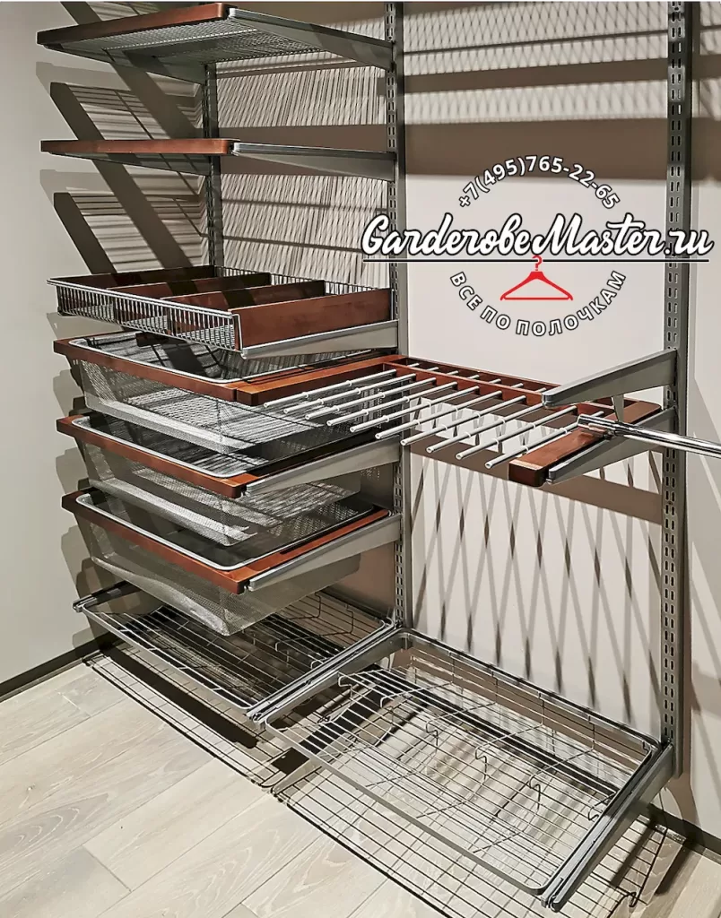 гардеробная выполненные работы