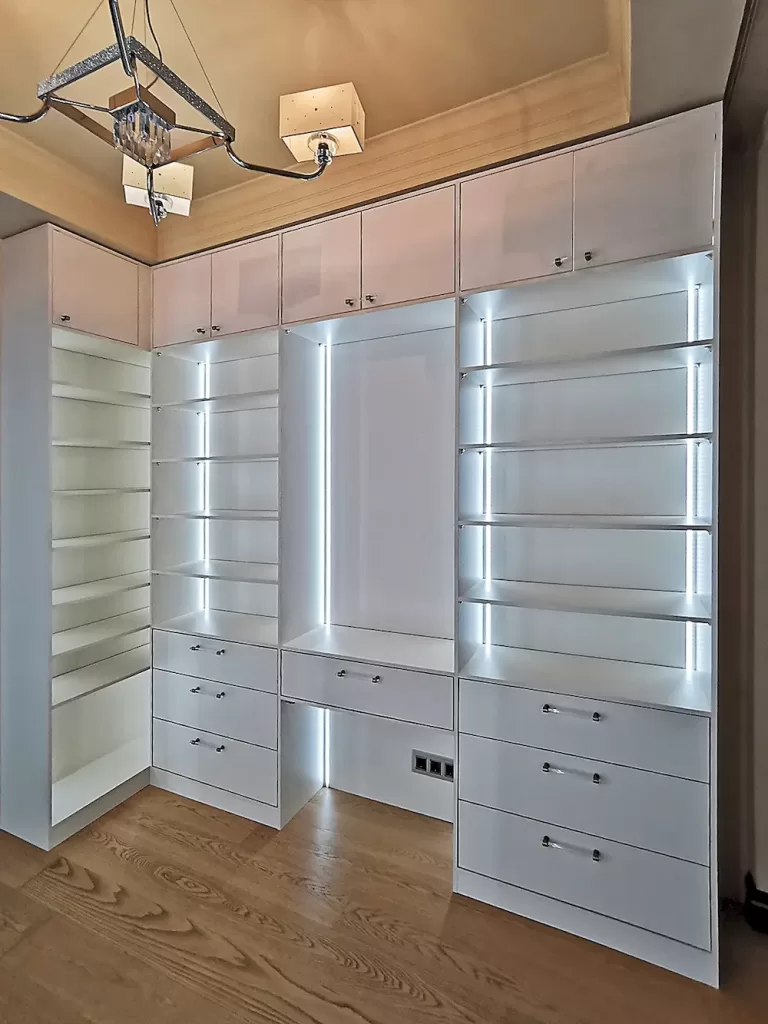 гардеробная комната под ключ