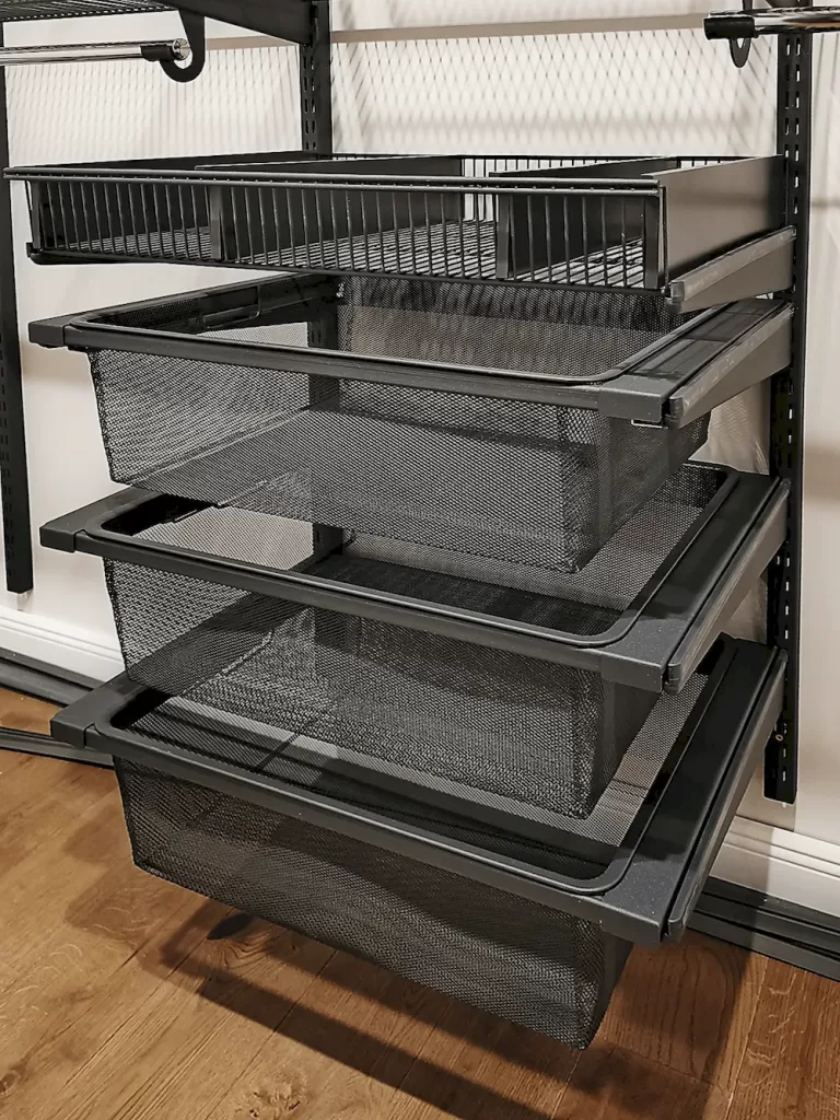 сетчатая гардеробная система