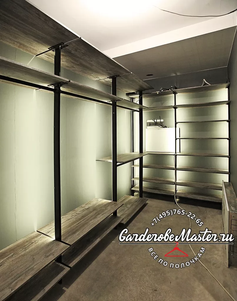 Гардеробная Большая, гардеробная система СТИЛОС