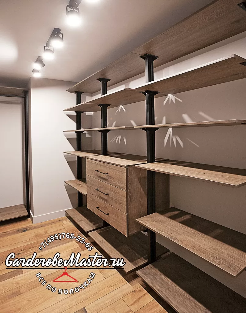 Стойка гардеробной системы, Гардеробная Витра №10