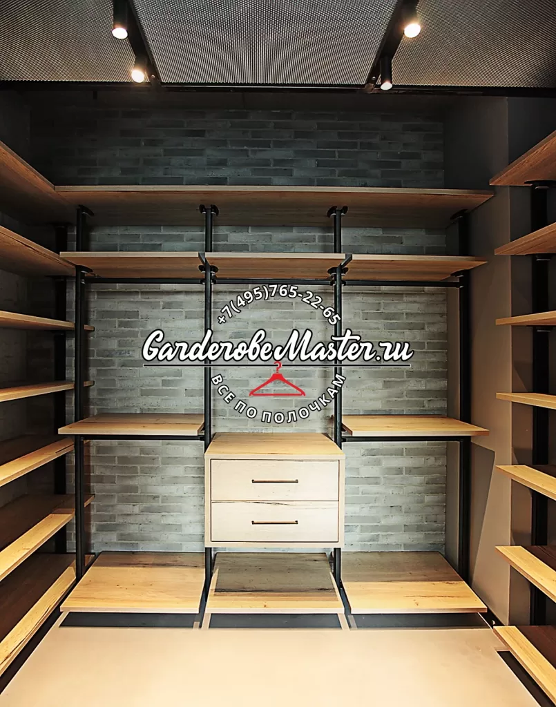 Гардеробная Большая, гардеробная система СТИЛОС