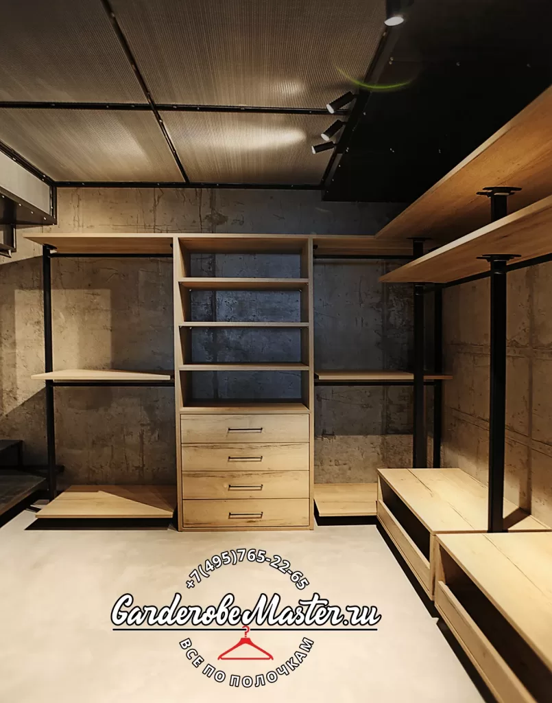 производство гардеробных комнат, гардеробная система СТИЛОС