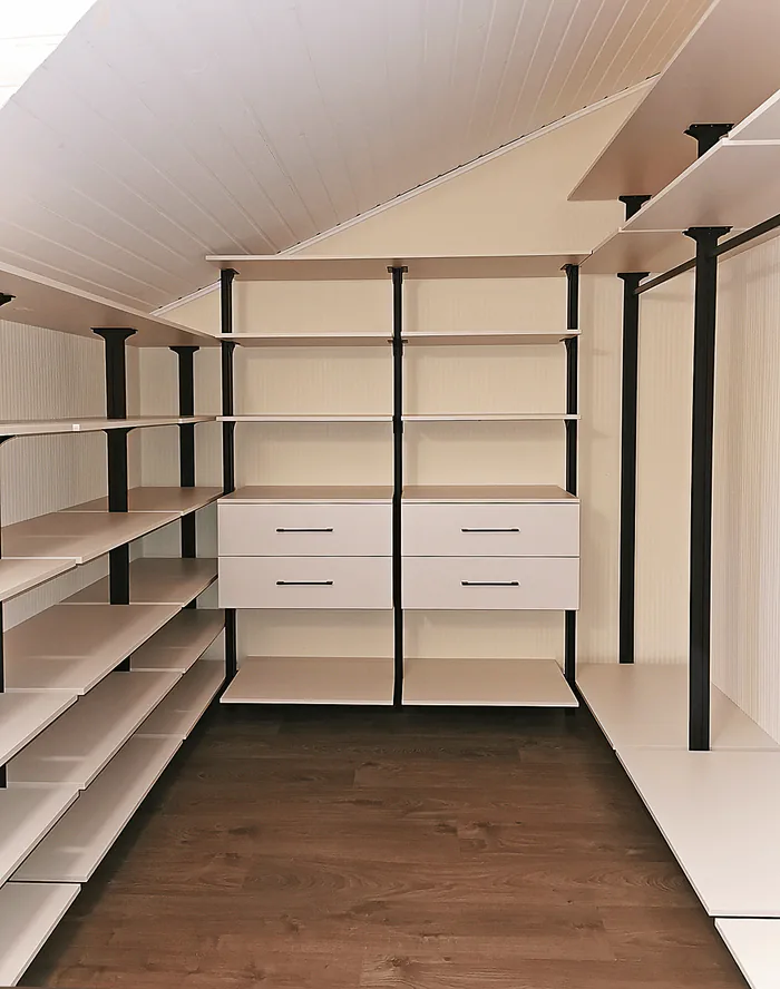 Система Витра купить, Мансардная Гардеробная система Витра