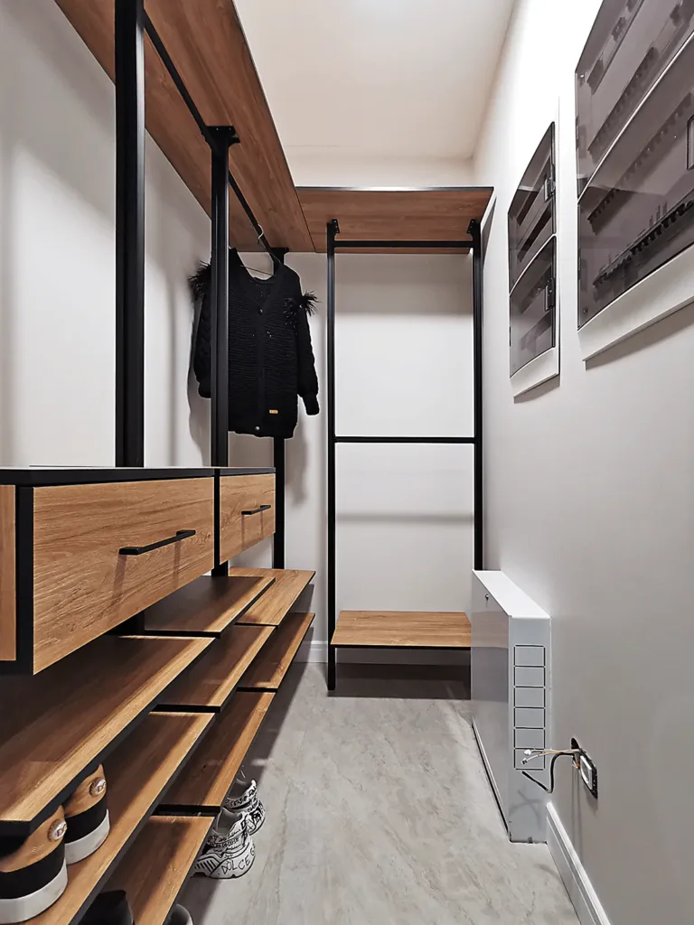 Стильные решения для гардеробной, Шкаф для одежды и обуви