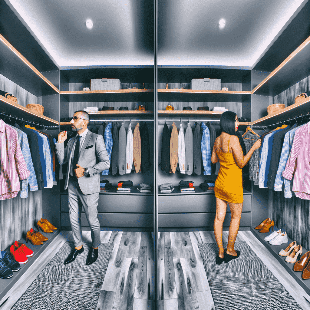 мужская гардеробная