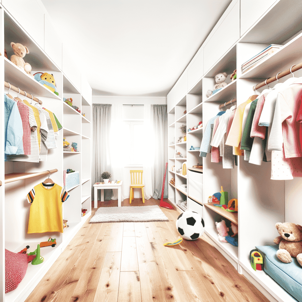 Создайте идеальную детскую гардеробную: комфорт, порядок и уют для вашего ребенка!