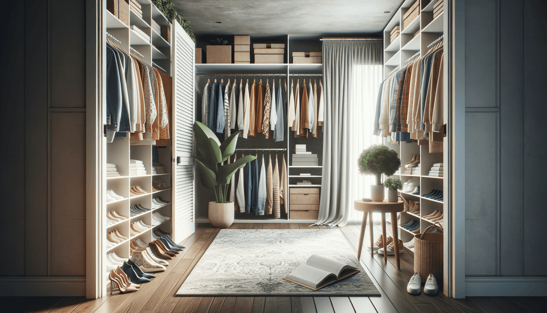 Как спланировать гардеробную комнату