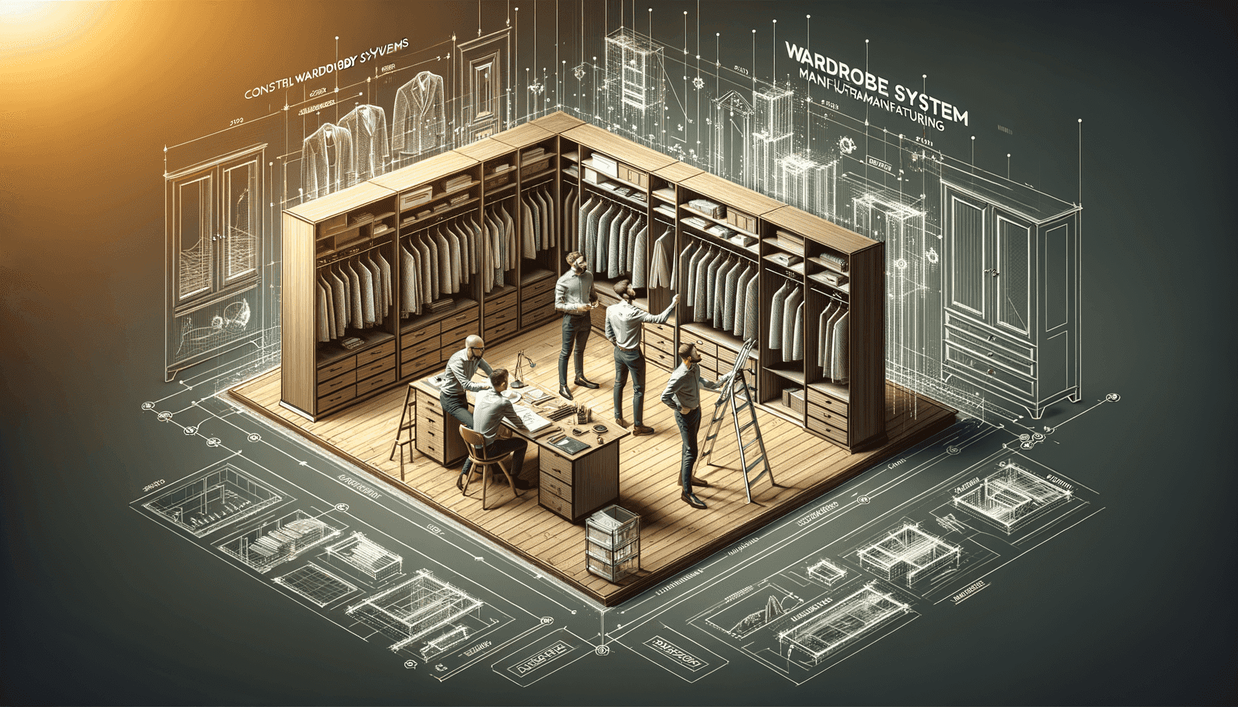 Изготовление гардеробных комнат