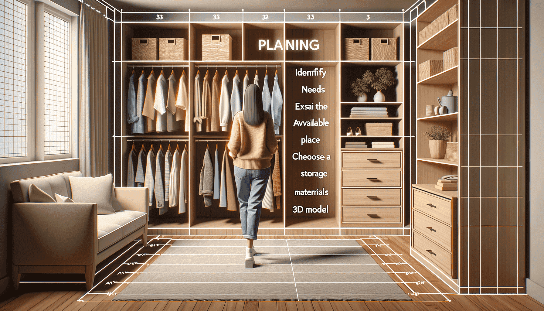 Как спланировать гардеробную комнату