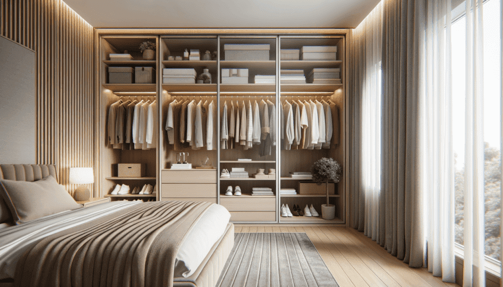 гардеробная в спальне
