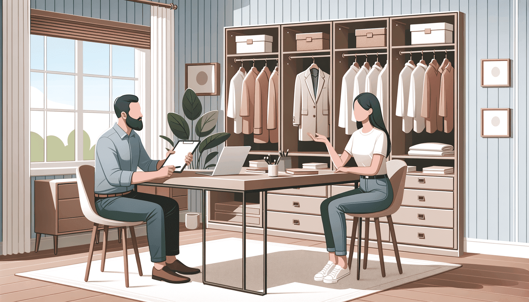 гардеробные кладовые на заказ