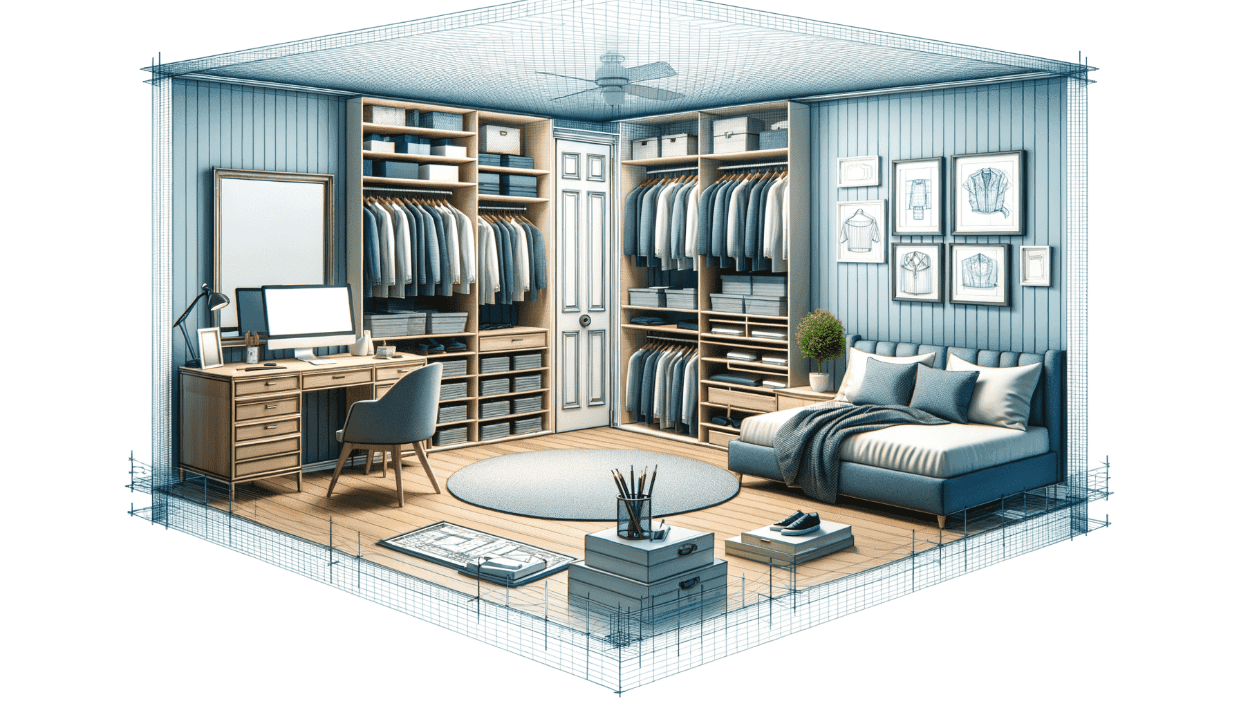 Как сделать гардеробную