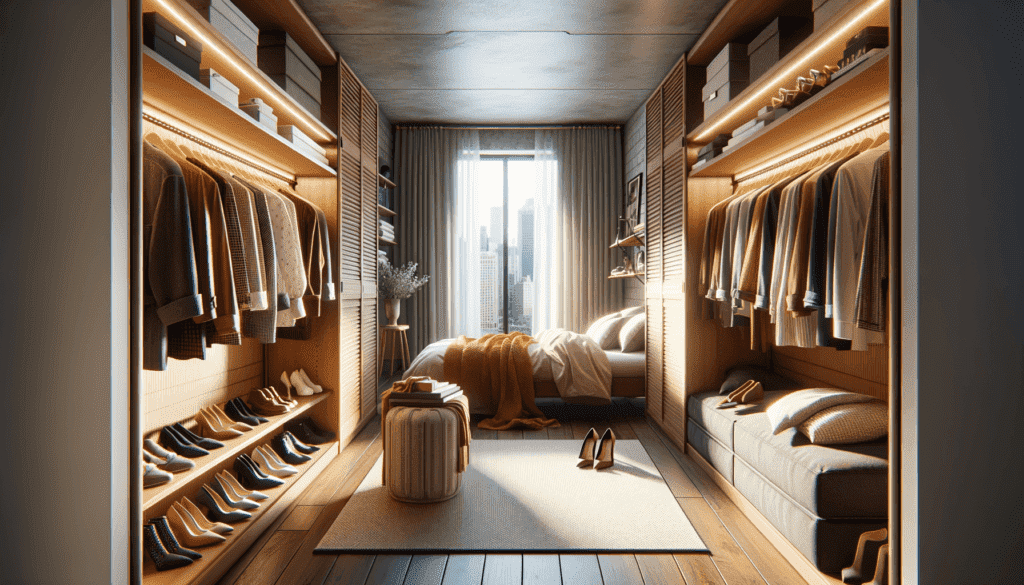 Гардеробная из ЛДСП на заказ