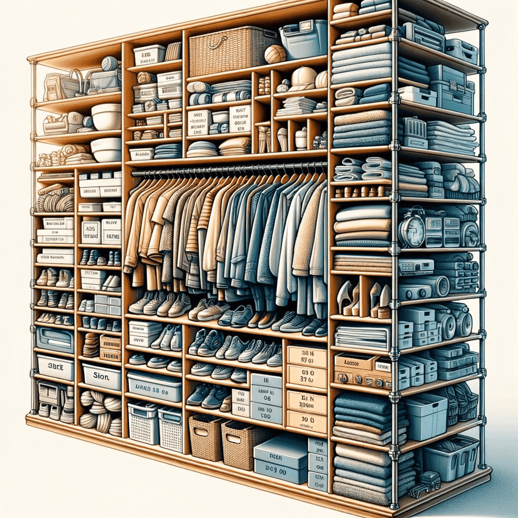 Какой вес могут выдерживать полки в гардеробной Стеллажи, полки и ящики в гардеробной рассчитаны на определенный вес, и он всегда зависит от материалов. Если это стеллажи из легкого и прочного алюминия или нержавейки – допустимый вес будет выше, чем у менее прочного ЛДСП. Также стоит учитывать и другие факторы, связанные с длиной и шириной полки. Итак, как не перегрузить полки в гардеробной? Рассмотрим все допустимые нагрузки. Максимальные нагрузки В сети часто можно встретить рекламные статьи, что якобы полки той или иной системы могут выдерживать вес до 50 кг. Возможно, это и так, но практика показала, что обычные полки из ЛДСП или МДФ вполне себе выдерживают до 20 кг. Больше проверять нет смысла, ведь мы храним одежду, а не бытовую технику или строительный инвентарь. Допустимую нагрузки на полки и стойки всегда определяет производитель. Показатель зависит от материалов и размеров. Для примера рассмотрим несколько стандартных размеров: Длина полки до 60 см – не более 40 кг. Длина полки до 80 см – не более 30 кг. Длина полки до 1 метра – не более 20 кг. Самые длинные полки без дополнительных ребер жесткости выдерживают до 10 кг, но такие проекты очень большая редкость. Производитель закладывает оптимальный показатель по весу – до 20-30 кг. Стоит отметить, что мы говорим о допустимой нагрузке, которая распределяется по всей площади полки. Если сильно нагрузить центральную часть, то материал может попросту не выдержать.