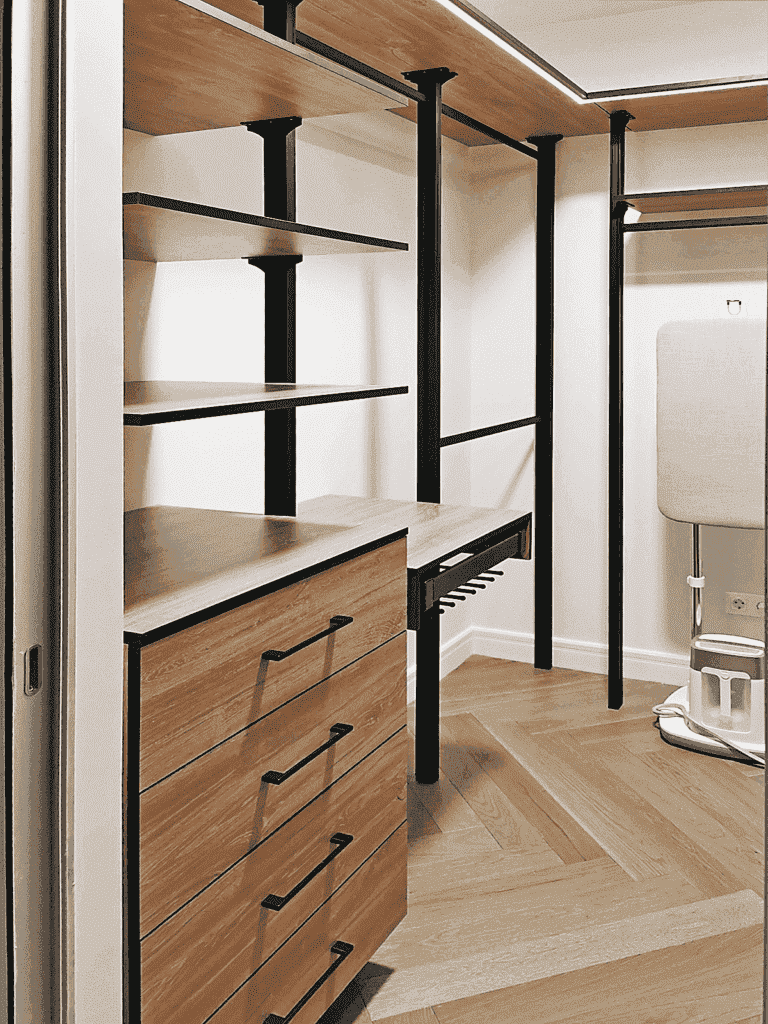 Гардеробная купе на заказ