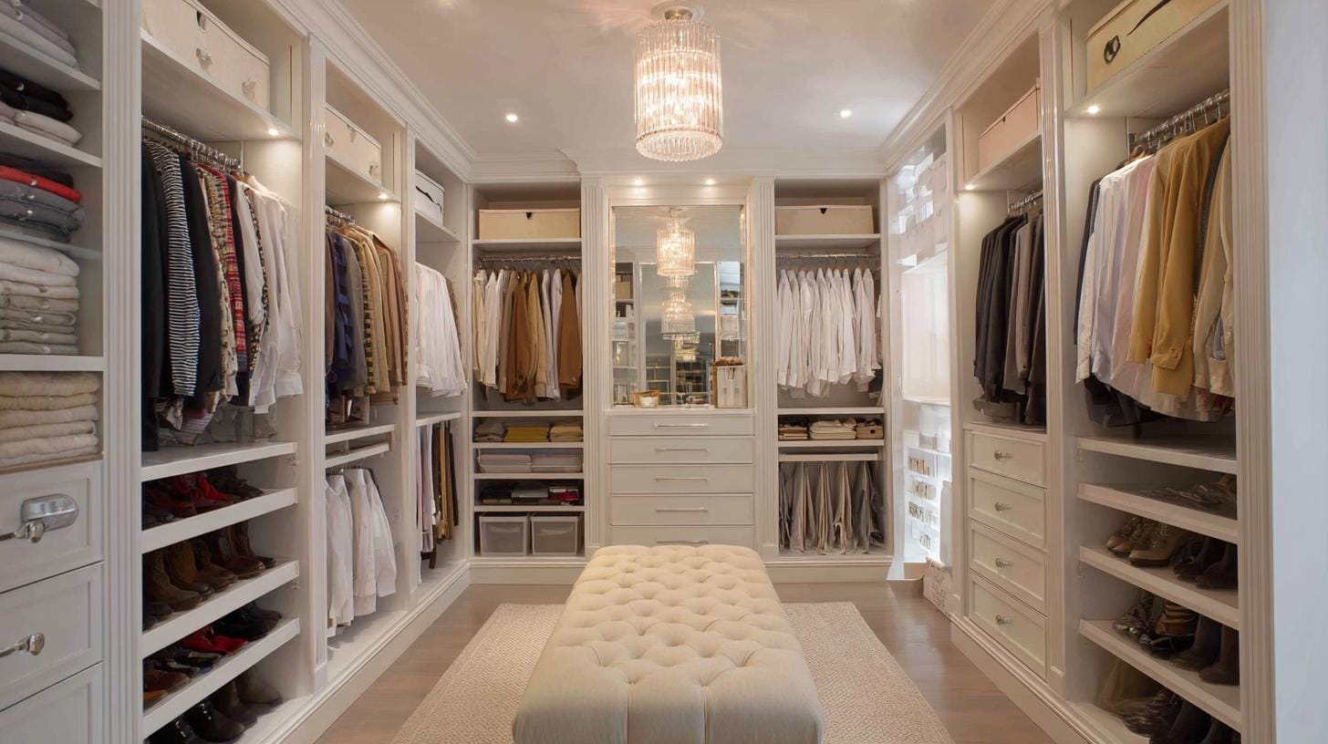 Как устроить идеальную большую гардеробную: советы, которые проверены практикой
