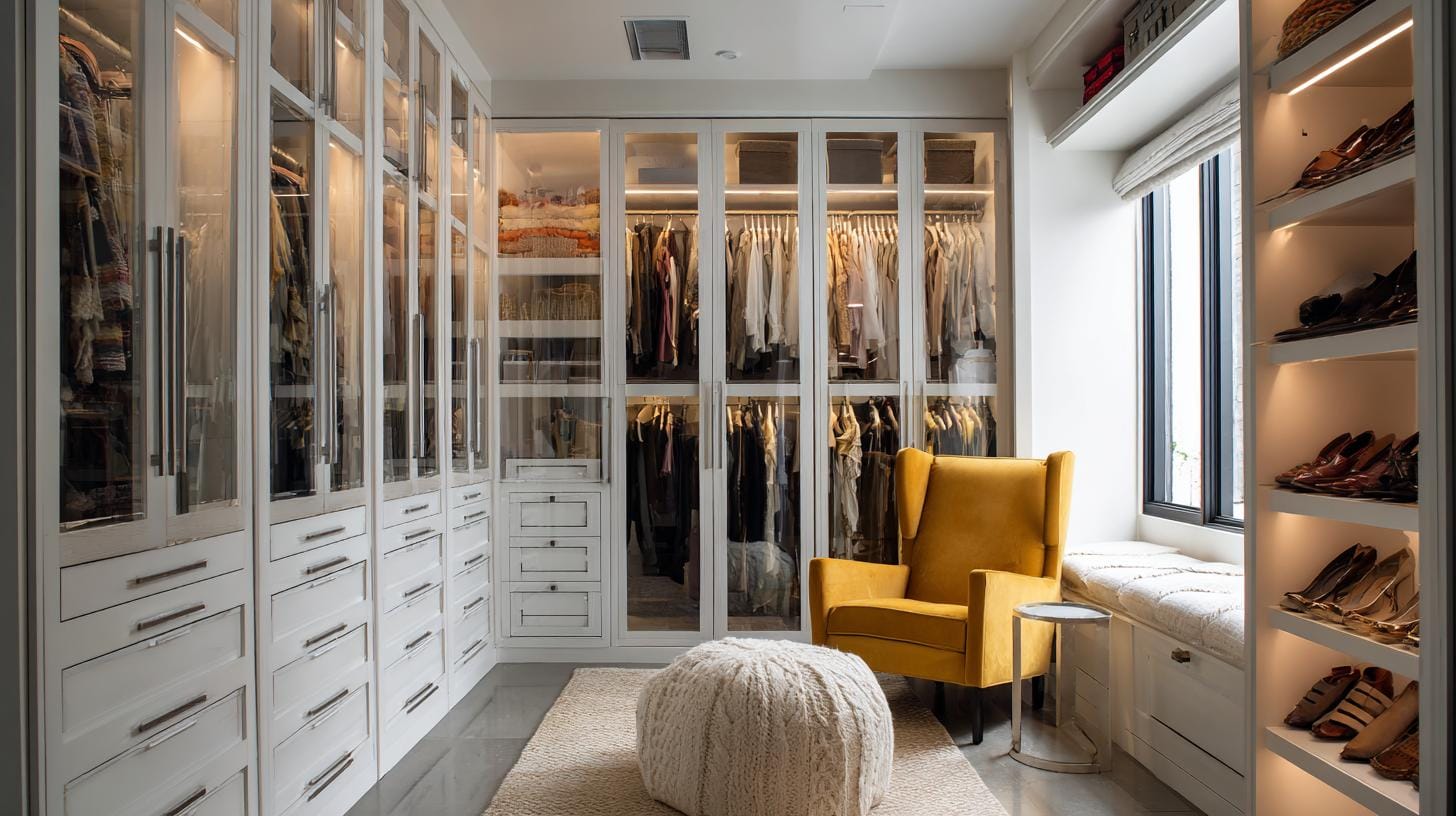 Двери в гардеробную и другие детали, которые меняют настроение