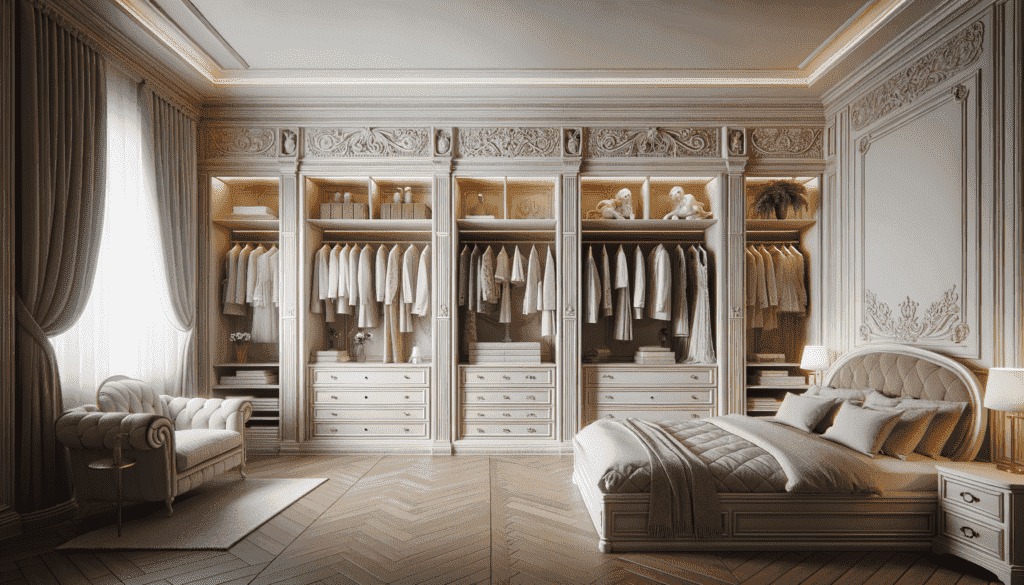 встраиваемые гардеробные