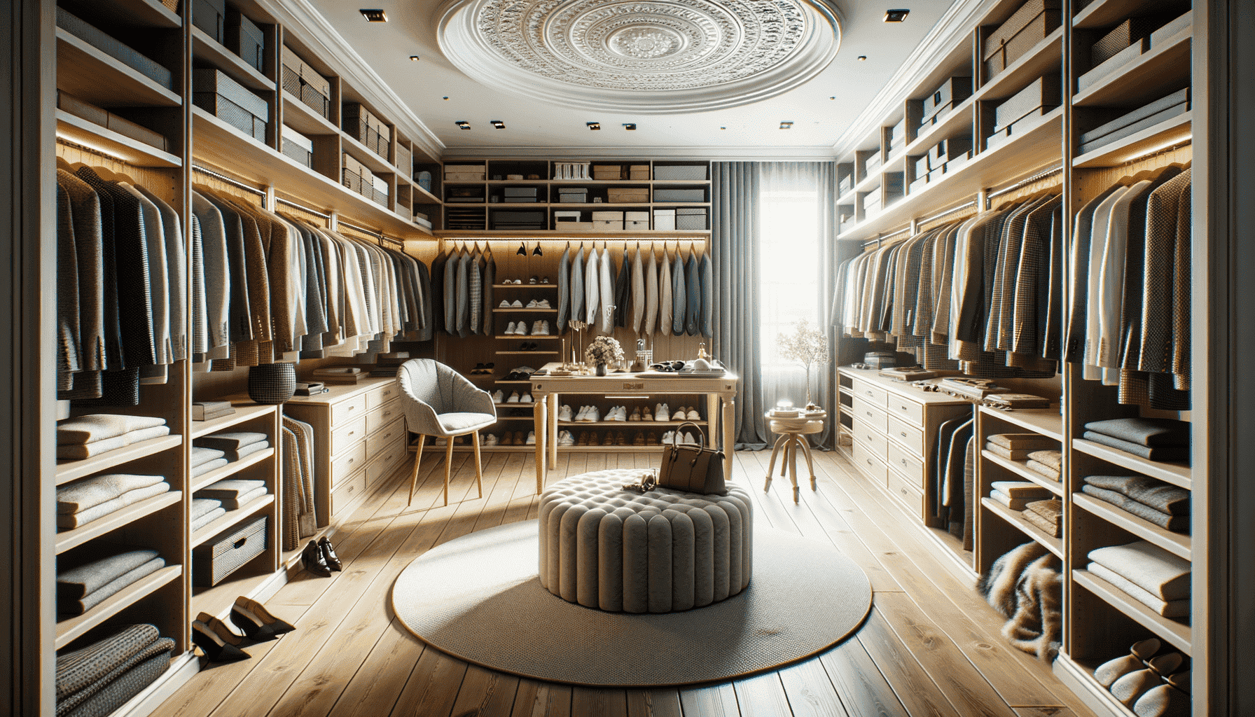 Гардеробная комната под ключ: Индивидуальный Дизайн и Установка