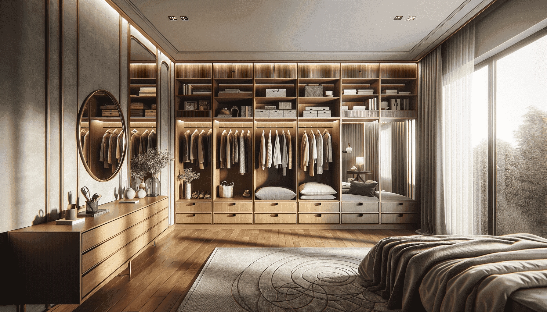 Гардеробная на заказ в Москве