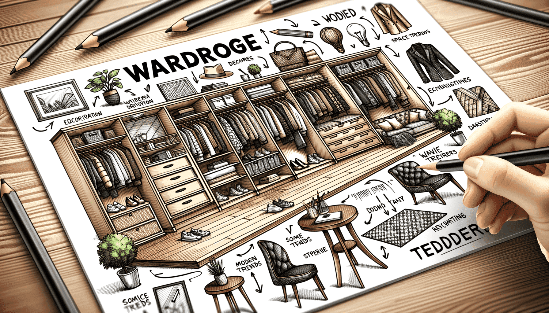 дизайн гардеробной