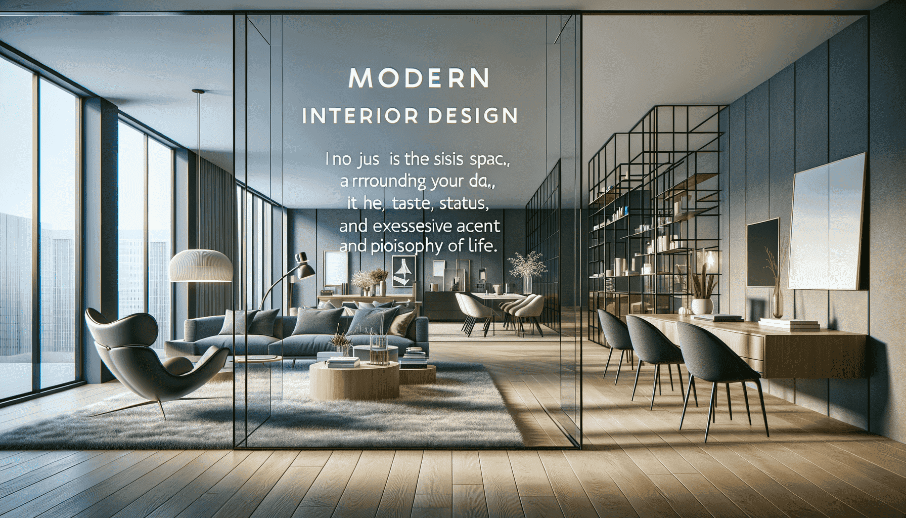 Стеклянная межкомнатная перегородка