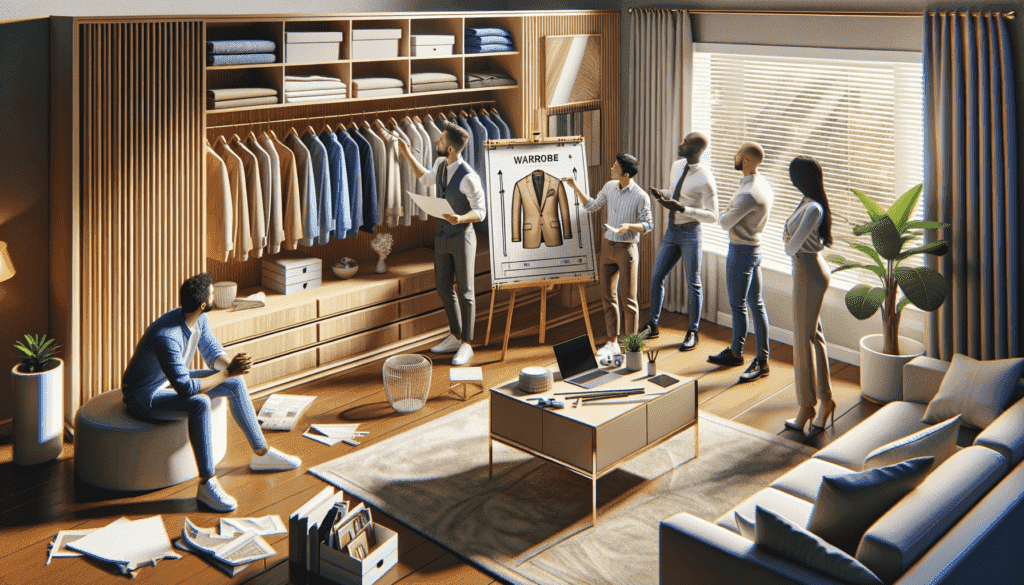 производство монтаж гардеробной комнаты