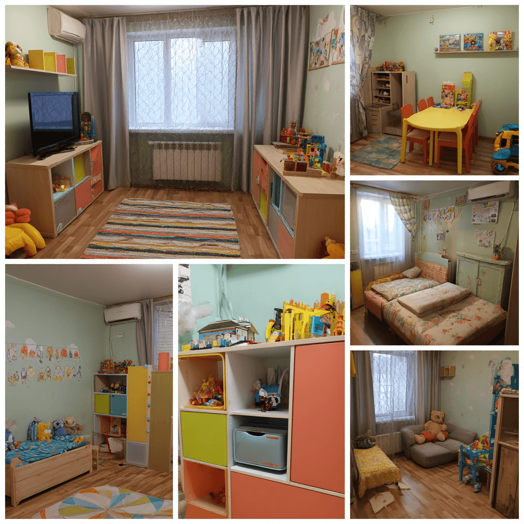 организовать детскую комнату