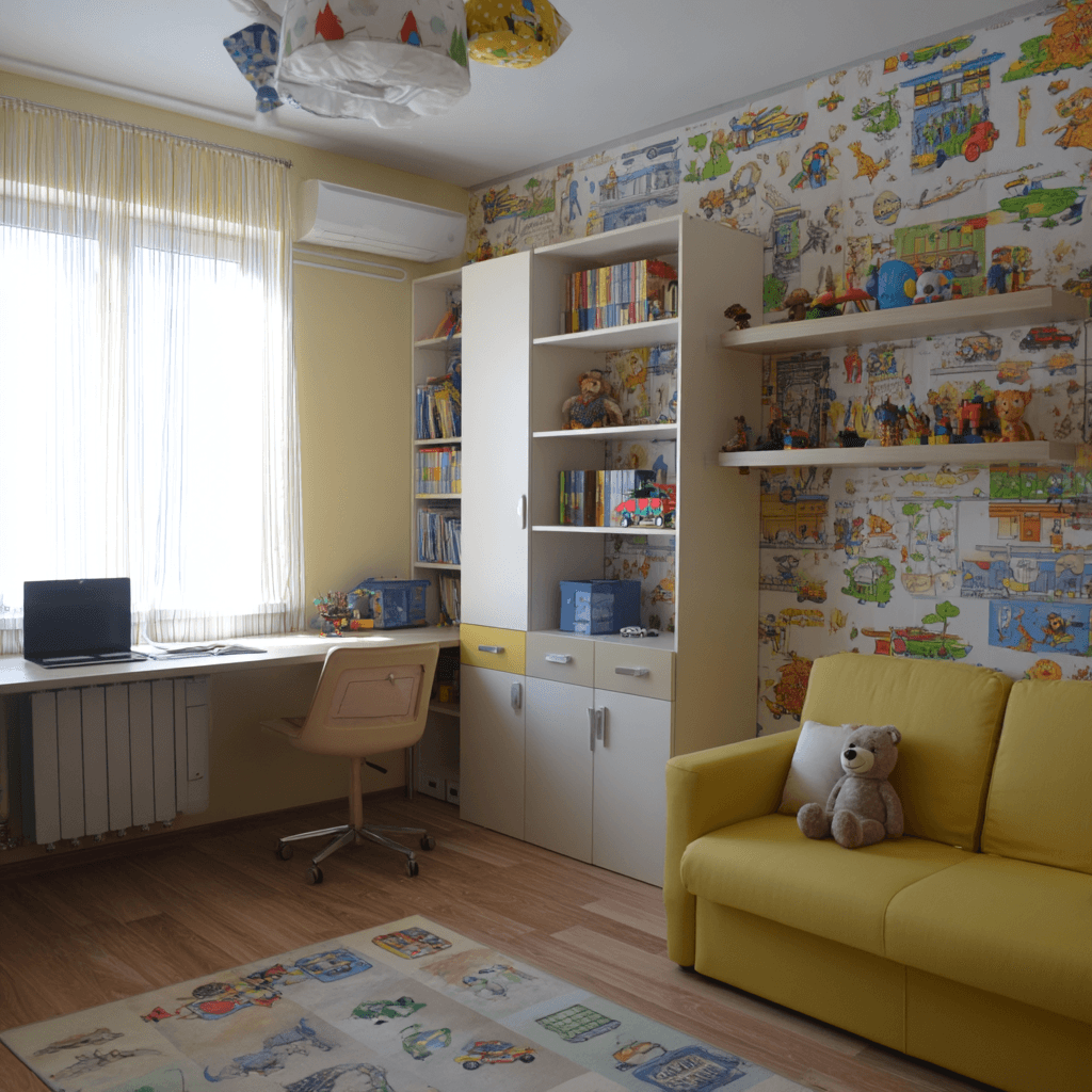 организовать детскую комнату