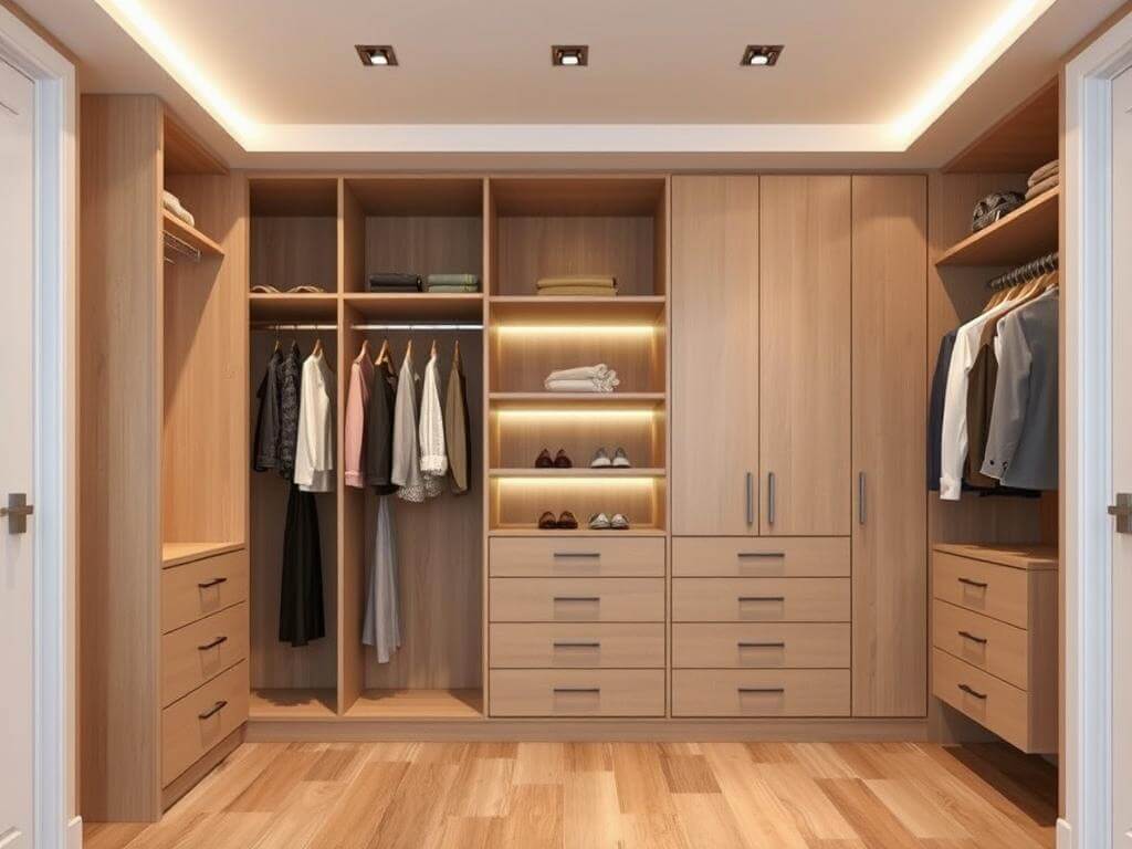 Гардеробная, в ней Порядок — это не стиль. Это уважение ко времени и деньгам. Сравнительная таблица: готовая гардеробная система против гардеробной на заказ Гардеробная