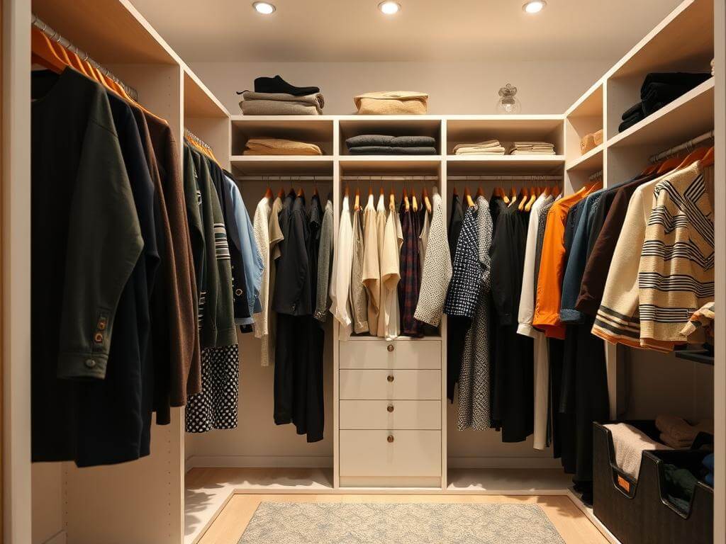 Гардеробная, в ней Без системы одежда теряет форму, вид и шанс быть частью образа. Лайфхак: как минимально улучшить ваш текущий шкаф