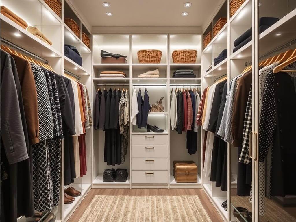 Гардеробная, в ней Сколько стоит ваш гардероб — и где он живёт?. Стоимость вещей и их хранение — как не потеряться