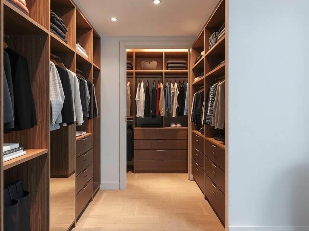 Гардеробная, в ней Невидимая часть дома часто говорит о вас больше, чем гостиная. Важность выбора двери в гардеробную и эффективного использования пространства